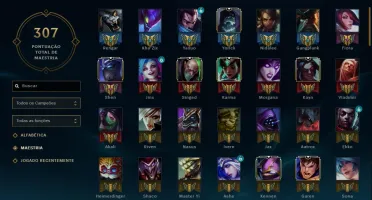 Conta League Of Legends - Silver I com borda de Gold V