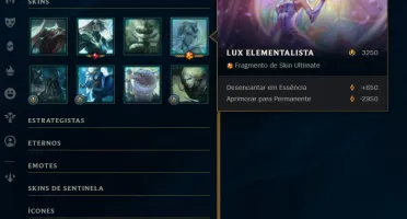 Conta League of Legends Full Acesso - 27 Champs e 21 Skins