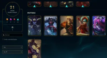 Conta League of Legends Full Acesso - 27 Champs e 21 Skins