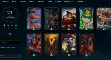 Conta League of Legends Full Acesso - 27 Champs e 21 Skins