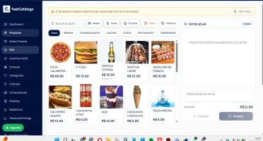 Cardápio Digital com PDV Integrado | FastCatálogo