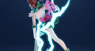 CA 3D Studios - Sailor Moon Makoto Kino stl