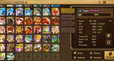 CONTA SUMMONERS WAR EUROPA