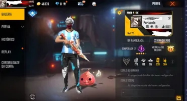 CONTA DE FREEFIRE, ITENS RAROS ANGELICAL ETC...