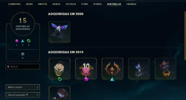CONTA PLATINA COM HECARIM LANCEIRO ZERO - SKIN MÍTICA
