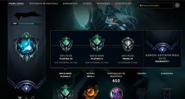CONTA PLATINA 2, 133 CAMPEÕES, 118 SKINS !!!