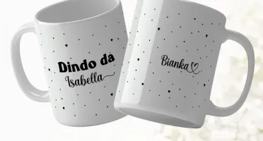 Caneca Personalizada para Dindo ou Dinda