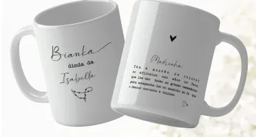 Caneca Personalizada para Dindo ou Dinda