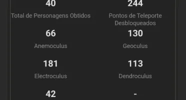 Conta Genshin Impact AR.60 (todos os arcontes) SEM VINCULOS 