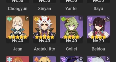 Conta Genshin Impact AR.60 (todos os arcontes) SEM VINCULOS 