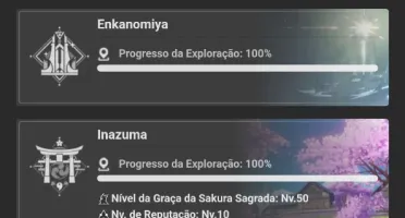 Conta Genshin Impact AR.60 (todos os arcontes) SEM VINCULOS 