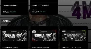 Fornecedor de Nitro,steamkey, impulsos,Minecraff,E Streaming