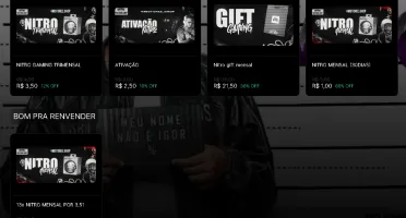 Fornecedor de Nitro,steamkey, impulsos,Minecraff,E Streaming