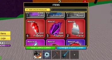 Conta blox fruits