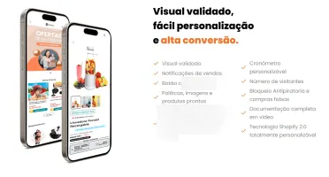 Tema Converte Latam Shopify Atualizado + Chave de Ativação