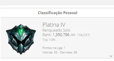 CONTA PLATINA 4 - ESSENCIA PARA TROCAR DE NOME