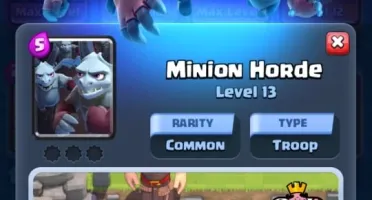 Conta Clash Royale N11, 5307 Troféus, Arena master II