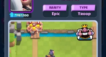 Conta Clash Royale N11, 5307 Troféus, Arena master II