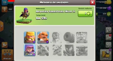CONTA CLASH OF CLANS CV 5 COM TROCA DE NICK DISPONIVEL