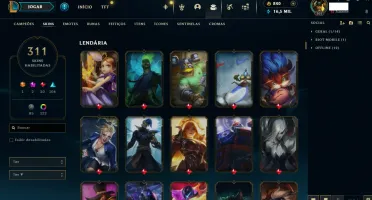 Conta Lol De 2013 / 311 Skins / Todos Campeões