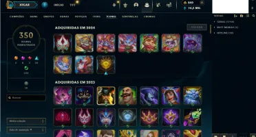 Conta Lol De 2013 / 311 Skins / Todos Campeões