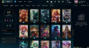 VENDO CONTA LOL - 69 SKINS - 1139 REAIS GASTOS