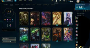 Conta League of legends desde a s3, lvl 573, 145 skins