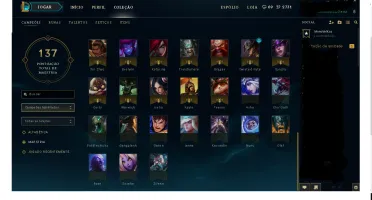 CONTA LEAGUE OF LEGENDS OURO 4/OURO3 BARATA!!