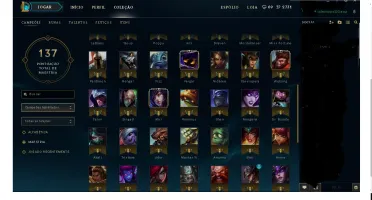 CONTA LEAGUE OF LEGENDS OURO 4/OURO3 BARATA!!