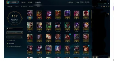 CONTA LEAGUE OF LEGENDS OURO 4/OURO3 BARATA!!