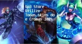 SCRIPT UTILIZE TODAS SKINS DO LOL E CROMAS