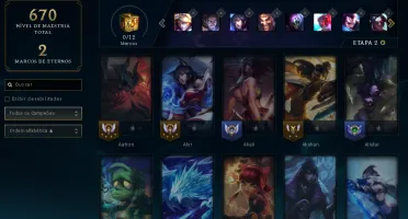 Conta Lol - 280 Skins Icones Raros