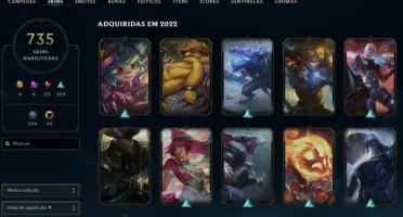 Conta League Of Legends 700 Skins Todos Campeões