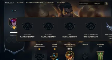 Unranked com 90 Champs e 40 Skins