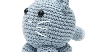 Gato Bola em amigurumi