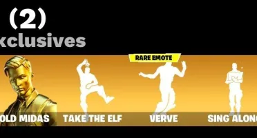 Conta Fortnite 74 Skins/ Gold Midas /Fireworks/ Dark Rex / M