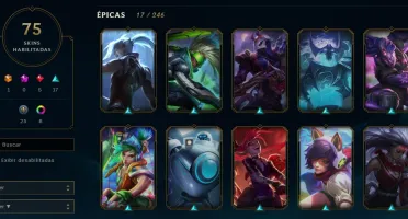 Conta de lol ( League of Legends) 75 skins. todos campeões.