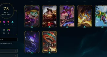 Conta de lol ( League of Legends) 75 skins. todos campeões.