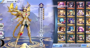 Conta Saint Seya Awakening nivel 64 Servidor A1 Pegasus