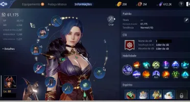 Mir4 Lvl60 e 60 k de poder Server NA 34