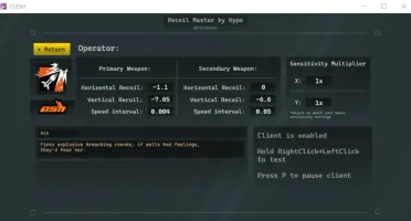 Macro recoil R6