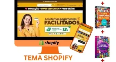 Tema Shopify Dropmeta® V. 4.3 +1500 fornecedores brasileiros
