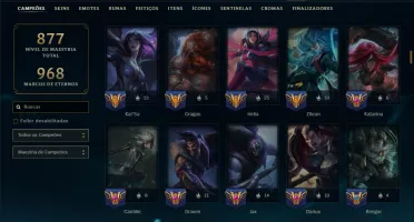 Prata 2 com TODOS os Champs e 247 Skins + Skins no Valorant