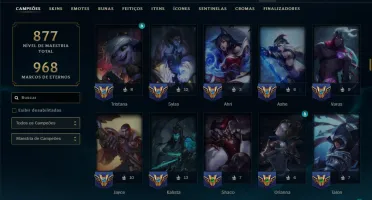 Prata 2 com TODOS os Champs e 247 Skins + Skins no Valorant