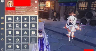 CONTA GENSHIN IMPACT - AR45 EULA+ALBEDO+QIQI ARMAS 5*