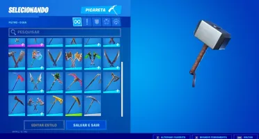 Conta Fortnite 25 skins, com passe temporada 4 comprado