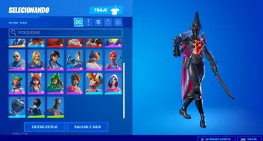 Conta Fortnite 25 skins, com passe temporada 4 comprado