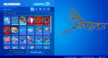 Conta Fortnite 25 skins, com passe temporada 4 comprado
