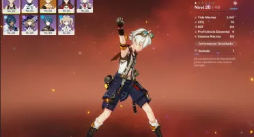 Conta Genshin Impact [HARPA CELESTIAL]