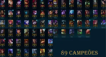 Conta LoL lvl 48, 25 Skins, 89 Campeões Prata I na S6 e S7